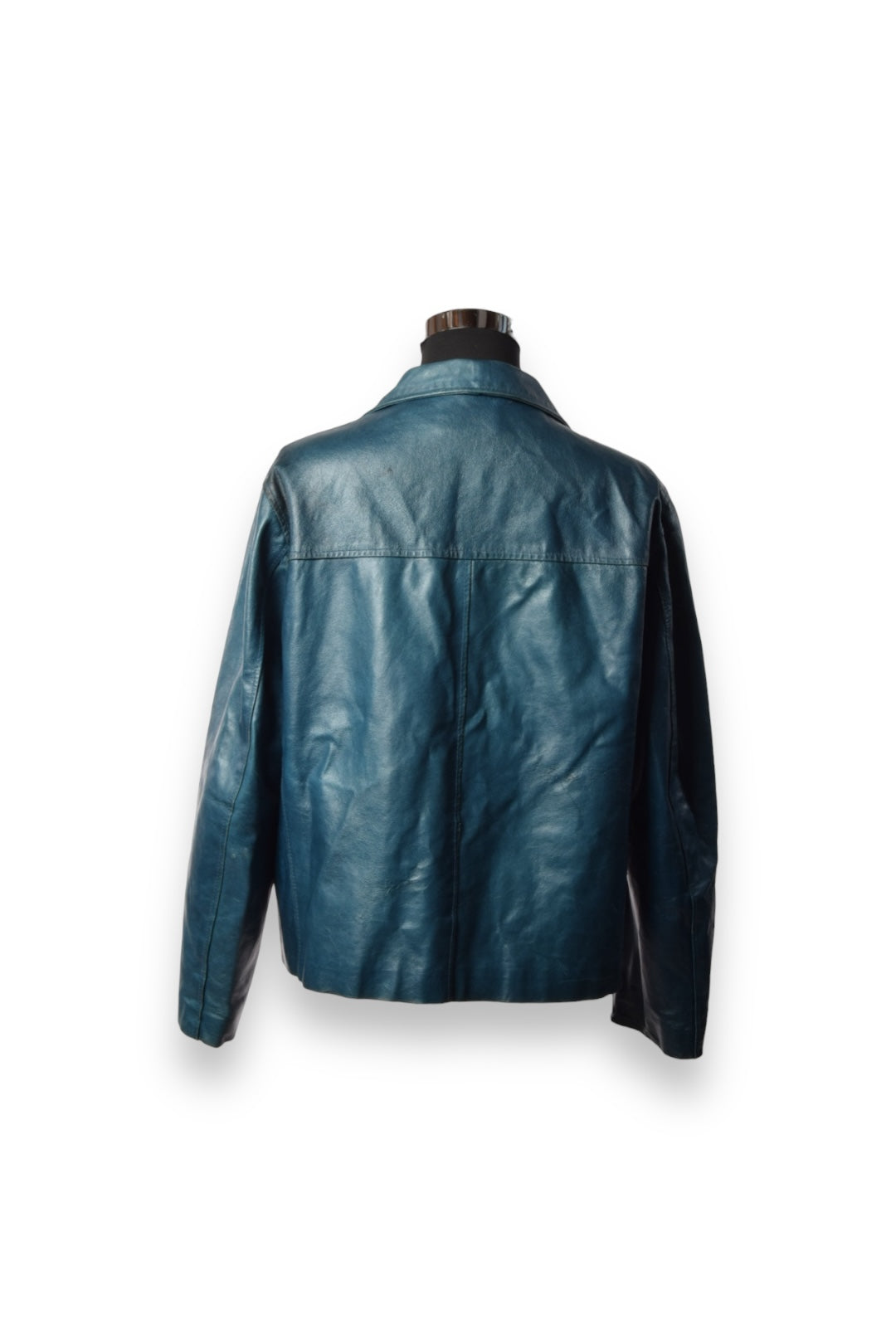 Leather Jacket blue